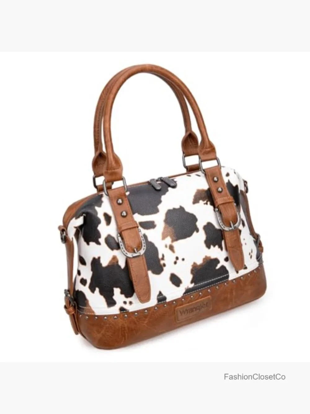 Western Barrel Satchel Doctor Top Handle Purse Hobo Shoulder Bag Faux Leather